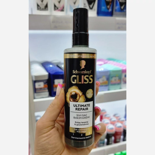 اسپری دوفاز موی سر گلیس مناسب موهای بسیارآسیب دیده وخشک