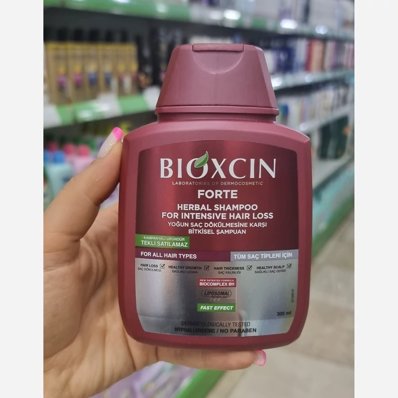 شامپو ضدریزش وتقویت دهنده موی سر بیوکسین قرمز