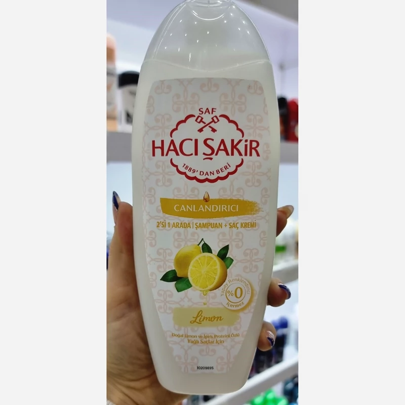 شامپو لیمویی حاج شاکر مناسب موهای چرب