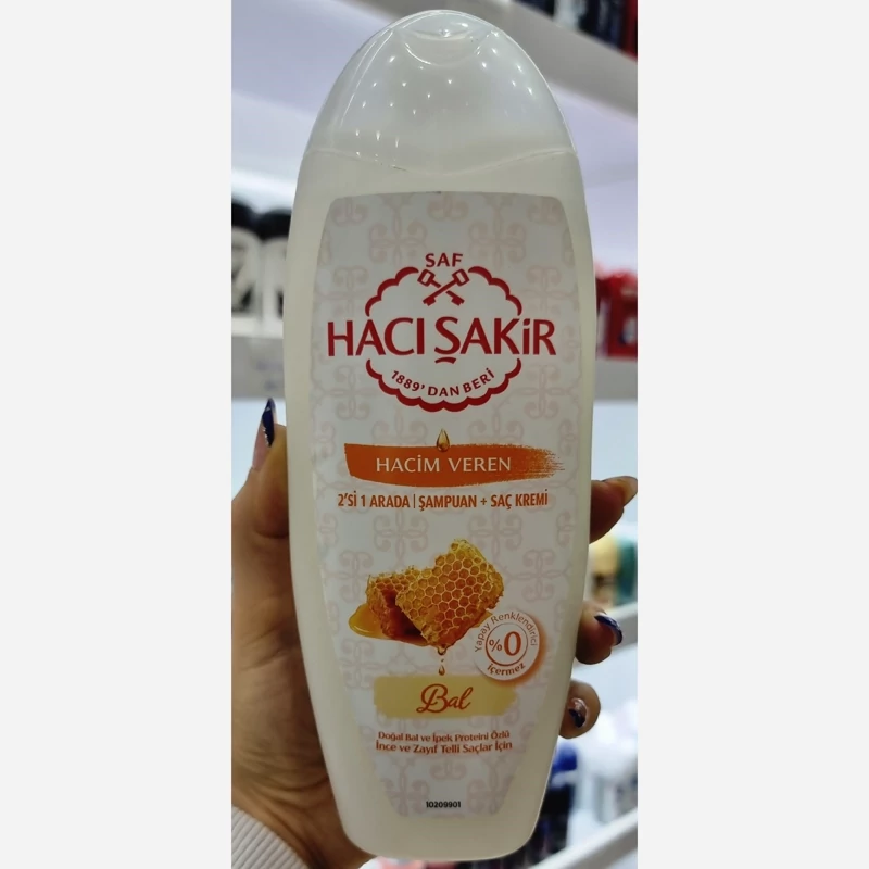 شامپو موی حاج شاکربرای موهای ضعیف