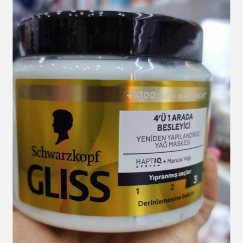 ماسک موی طلایی گلیس مناسب موهای آسیب دیده