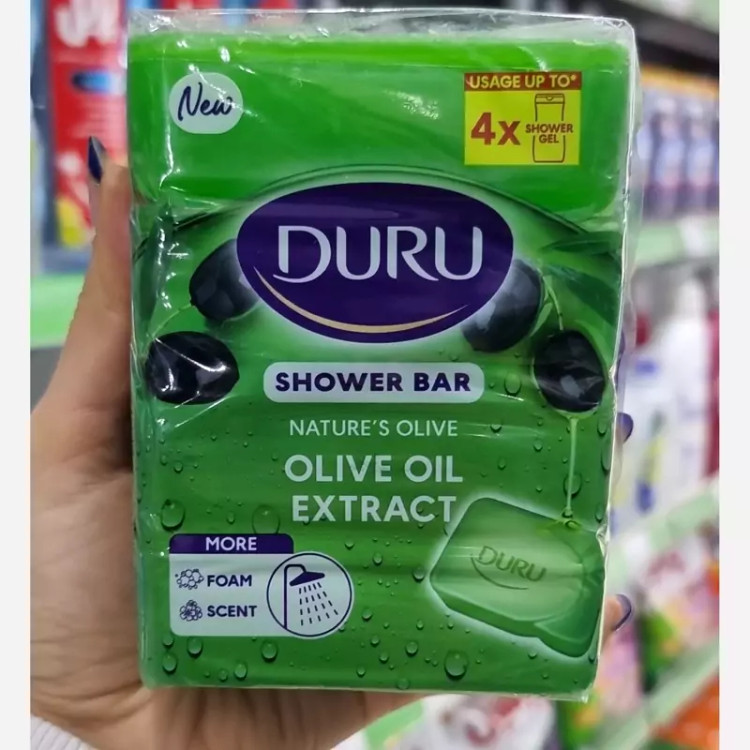 صابون حمام دورو حاوی زیتون سیاه بسته ۴عددی محصول ترکیه