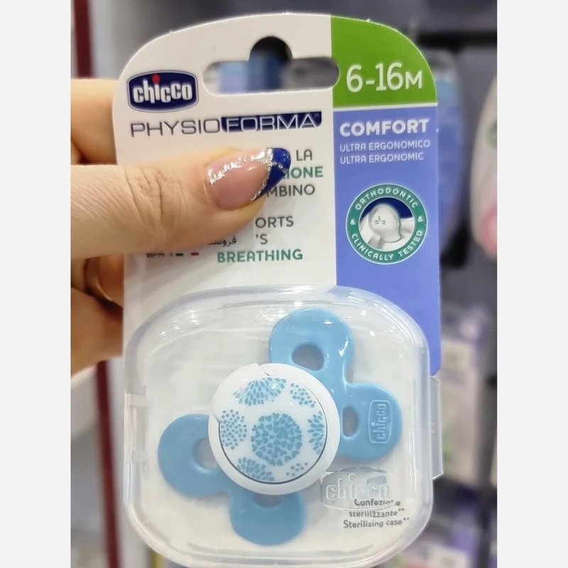 پستونک ارتودنسی چیکو مناسب نوزادان ۶تا۱۶ماهه