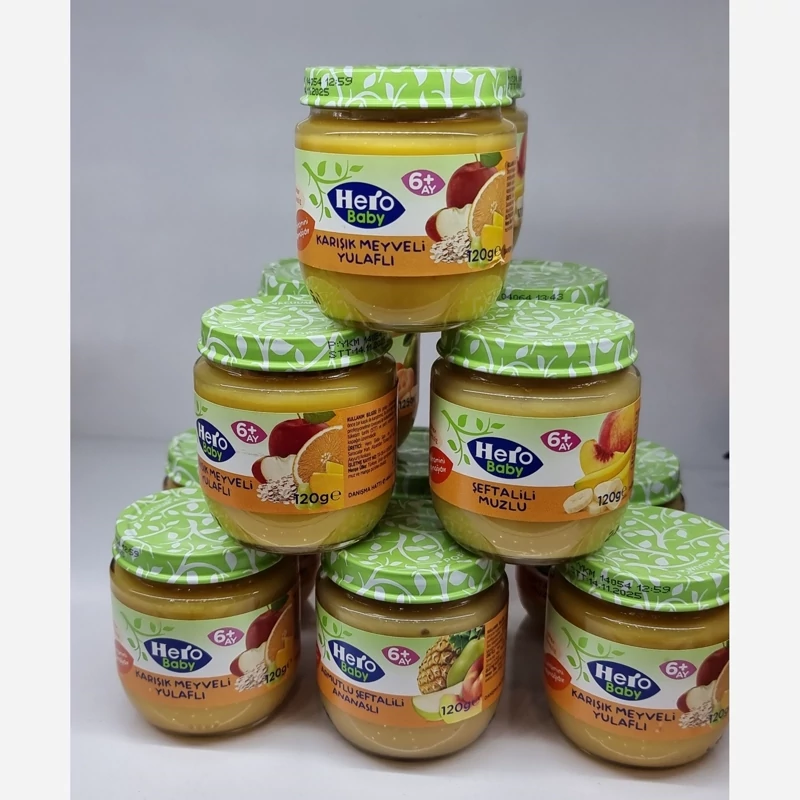 پوره ارگانیک مخلوط میوه ها هرو بیبی محصول ترکیه