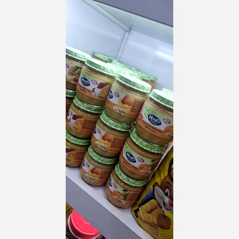 پوره میوه ارگانیک هروبیبی در طعم های مختلف