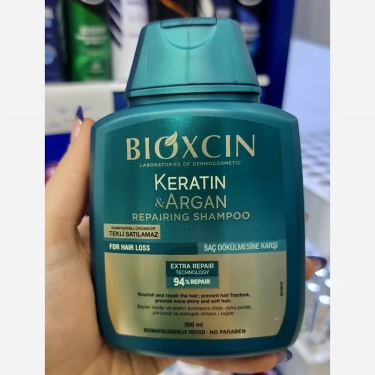 شامپو ترمیم کننده مو وضدریزش بیوکسین مناسب موهای آسیب دیده