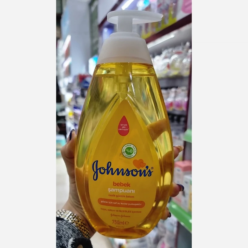 شامپو بچه جانسون بدون سولفات محصول ترکیه