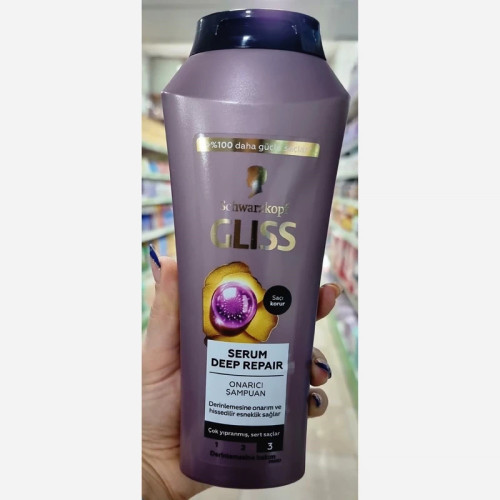 شامپو گلیس مناسب موهای ضعیف وآسیب دیده