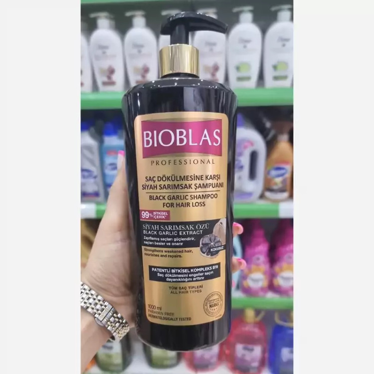 شامپو سر بیوبلاس ضدریزش حاوی عصاره سیرسیاه