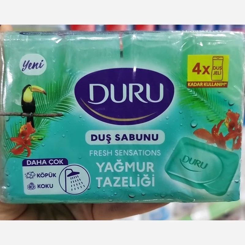 صابون حمام دورو محصول ترکیه بسته ۴عددی
