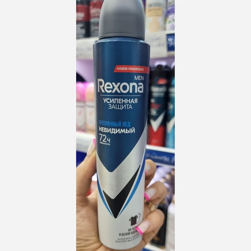 اسپری زیربغل رکسونا مردانه باماندگاری ۷۲ساعت