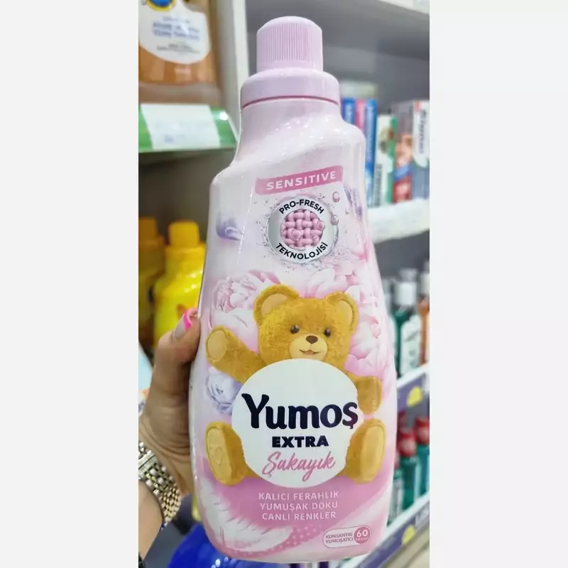 مایع نرم کننده و خوشبوکننده حوله ولباس یوموش محصول ترکیه