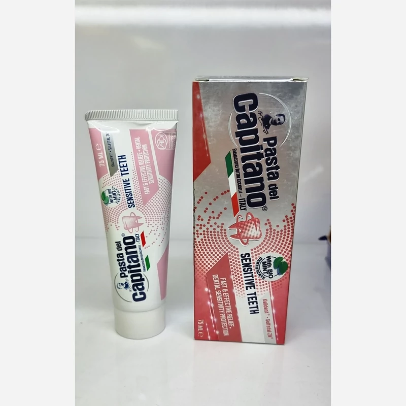 خمیر دندان کاپیتانو محصول ایتالیا مناسب دندان های حساس