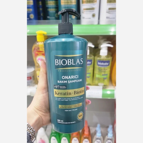 شامپو موی بیوبلاس محصول ترکیه ترمیم کننده مو