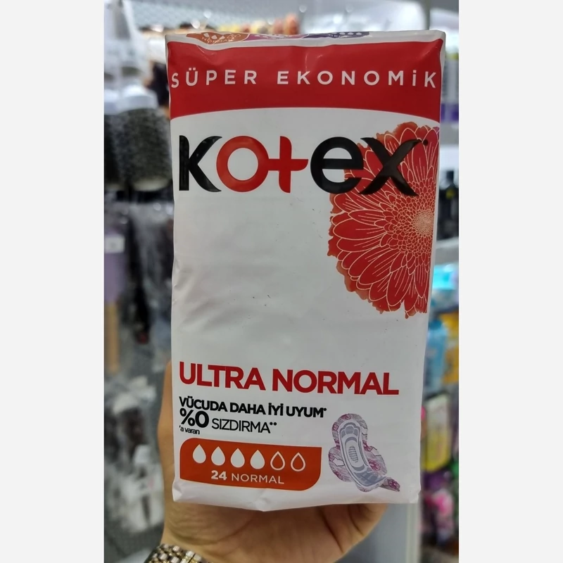نوار بهداشتی کوتکس ترکیه مدل ultra normal بسته ۲۴ عددی