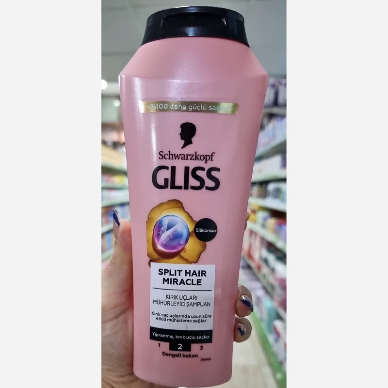 شامپوسر گلیس محصول ترکیه مناسب موهای خشک