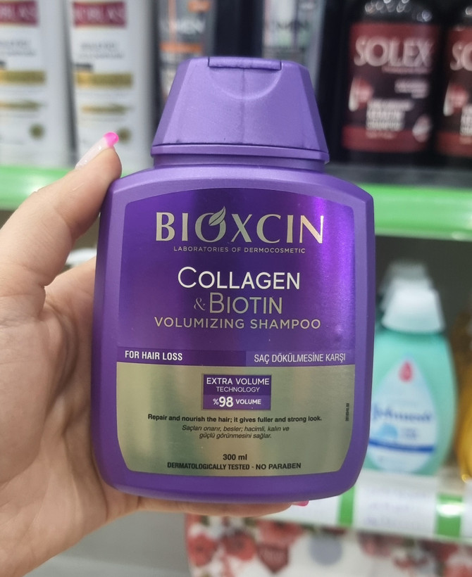 شامپوبنفش بیوکسین اصل ترکیه،ضدریزش