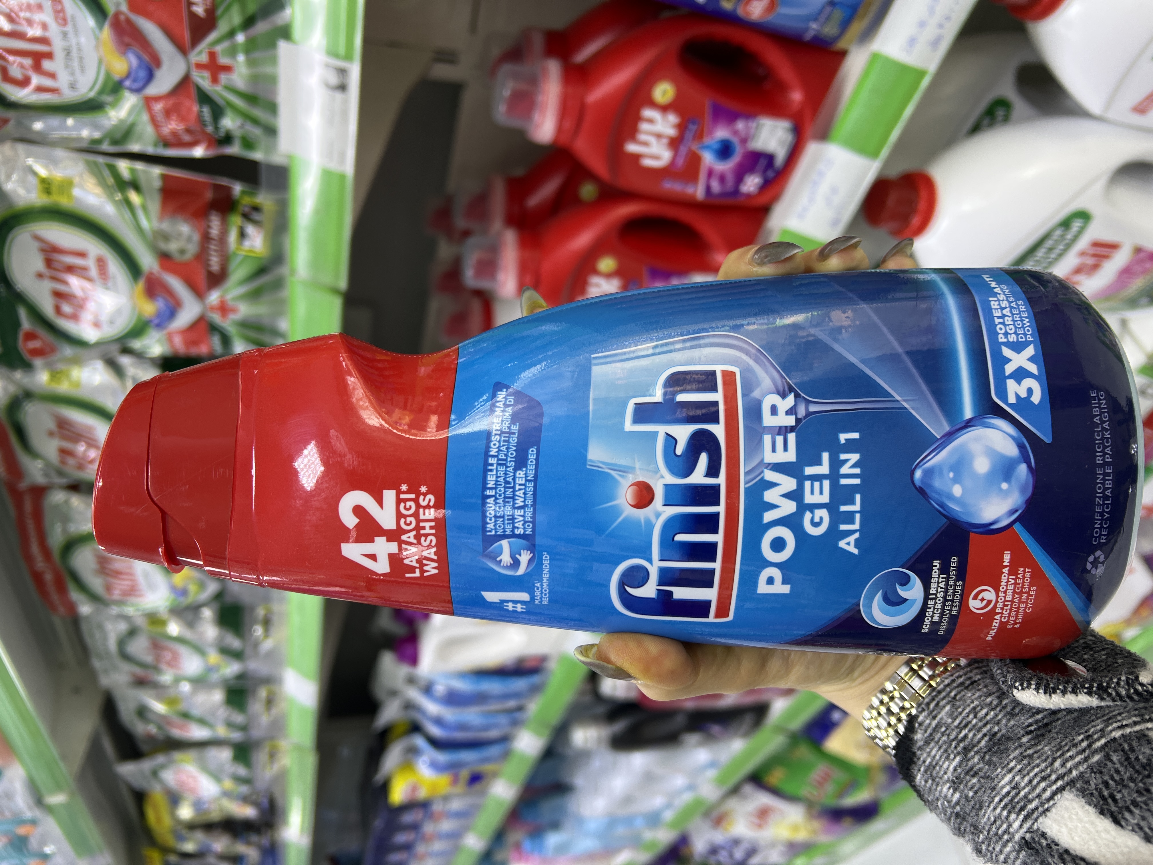 ژل ماشین ظرفشویی دوفاز پریل اصل ترکیه باحجم ۹۰۰میل