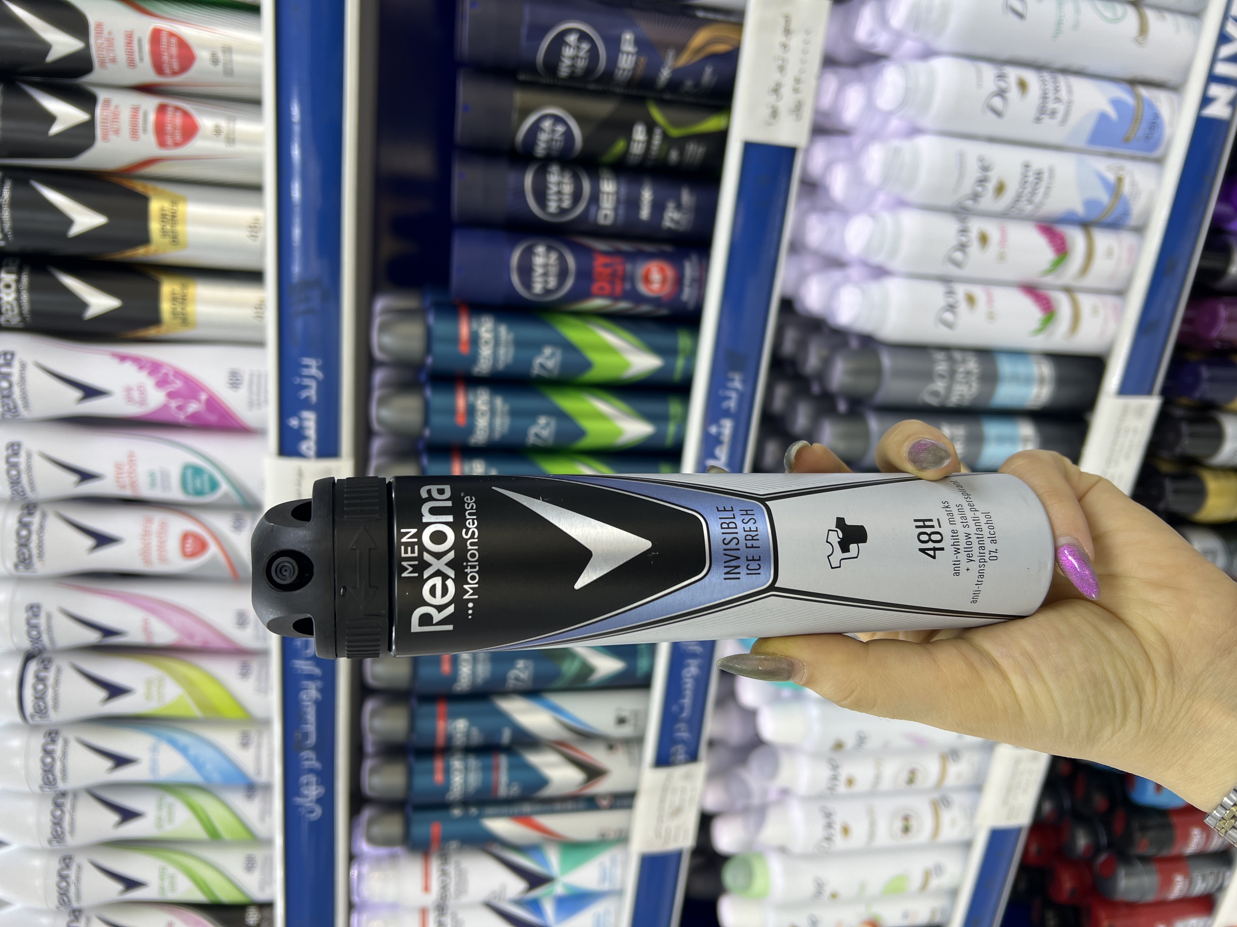 اسپری زیربغل رکسونا مخصوص آقایان باماندگاری ۴۸ساعت