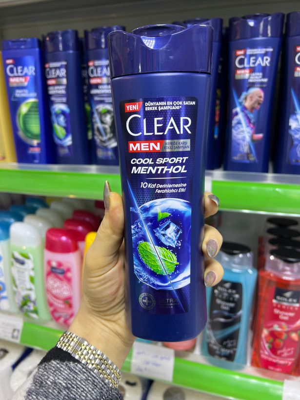 شامپو ضدشوره کلیر محصول ترکیه مناسب آقایان