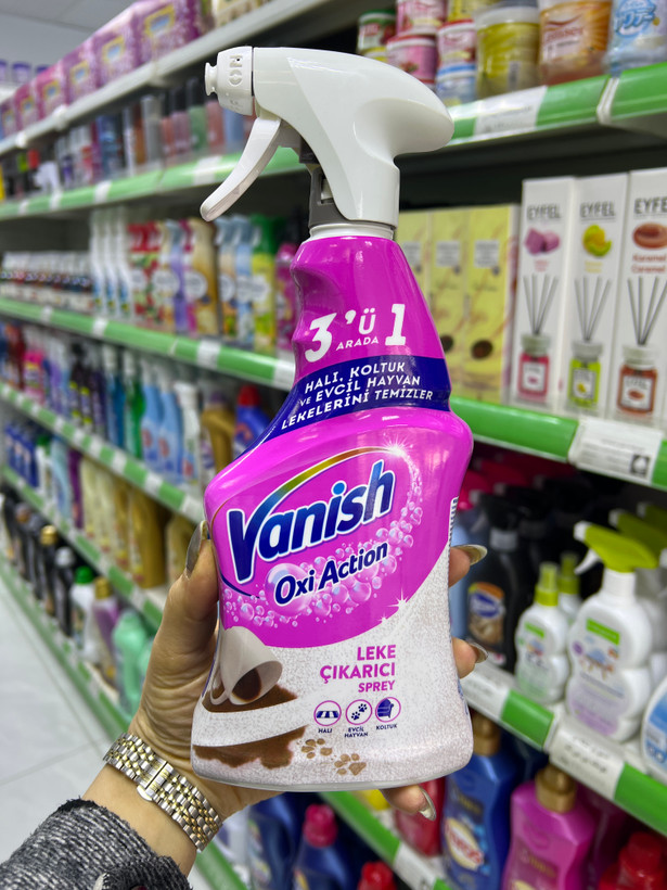 اسپری لکه بر مبل وصندلی ونیش محصول ترکیه