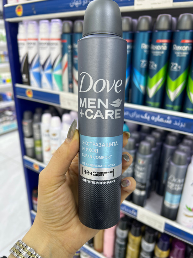 اسپری ضدتعریق بدن داو مناسب آقایان